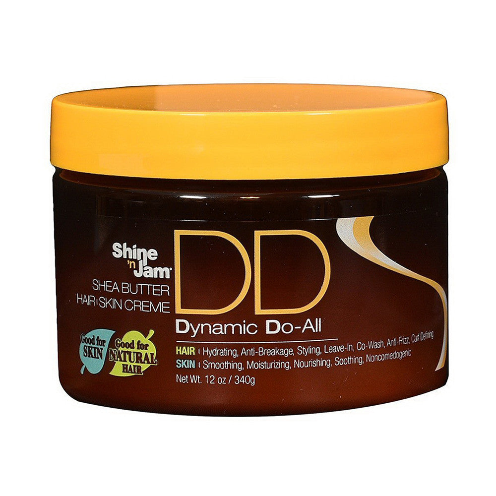 Shine n Jam Shea Butter Hair and Skin Creme DD Dynamic Do-All, 12 Oz